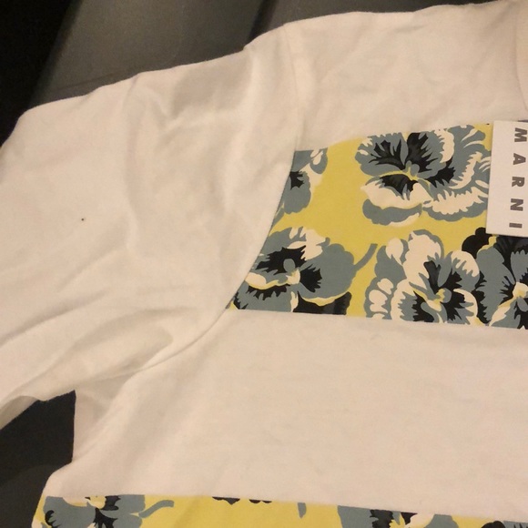 Clearance - Marni Stripped Flower Shirt - Picture 4 of 4